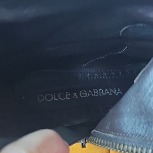 ●●VINTAGE DOLCE & GABBANA POINTY BOOTS SIZE EU 39 US 9-9.5●● - Picture 5 of 7